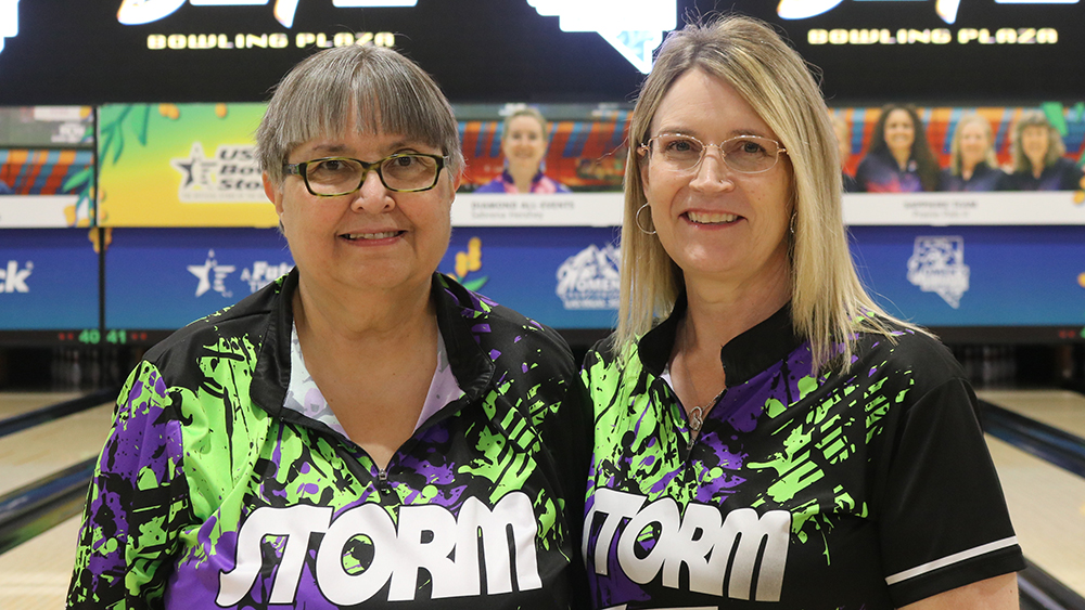 Debbie McMullen and Michelle Maly at the 2025 USBC Women's Championships